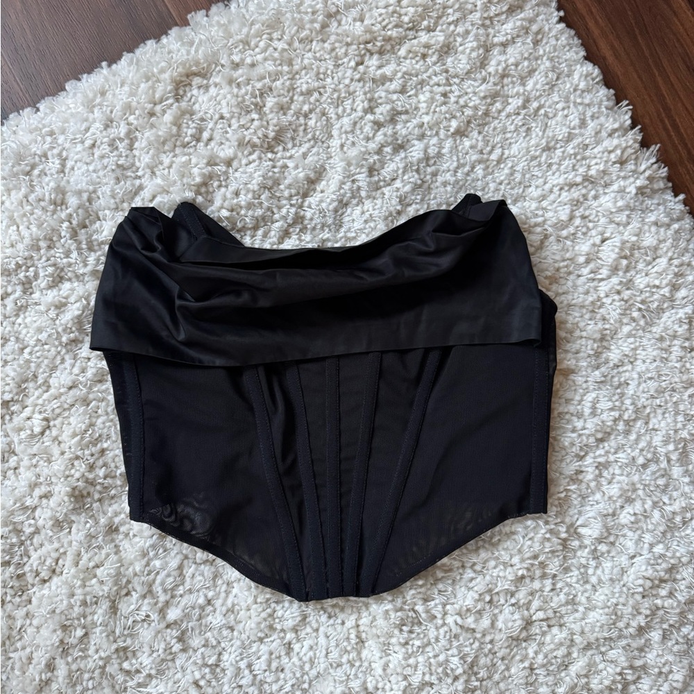 NBD Hailee Bustier Top in Black • S - Picture 4 of 8